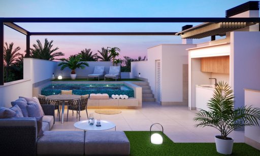 Bungalow - New Build - Pilar de la Horadada - Pueblo