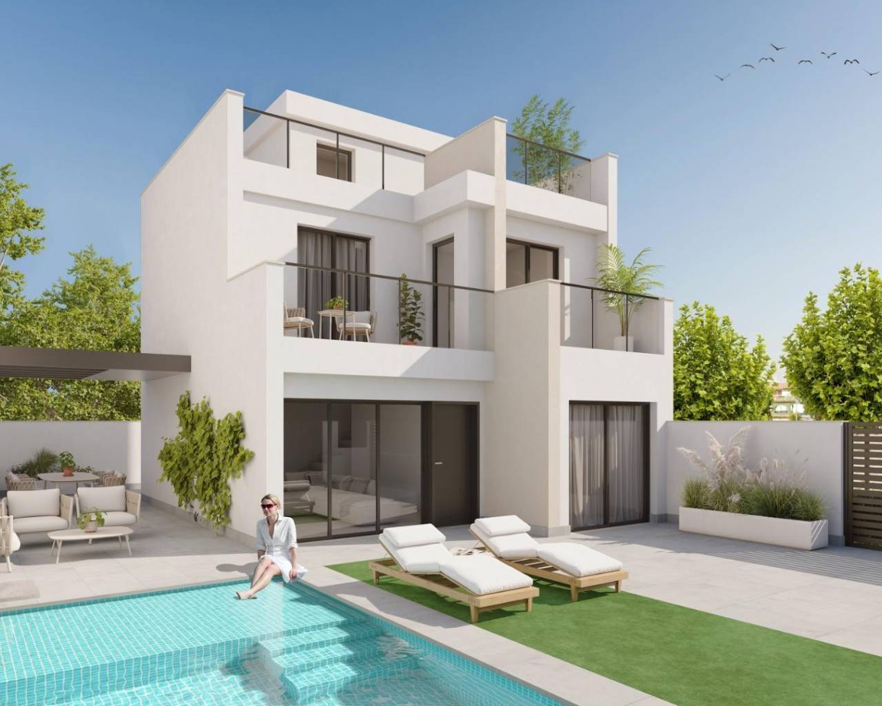 Chalet - Nueva construcción  - Los Alcázares - Playa la Atascadera