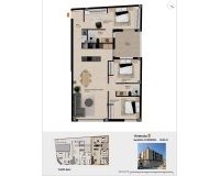 New Build - Apartment - Flat - Catral - pueblo
