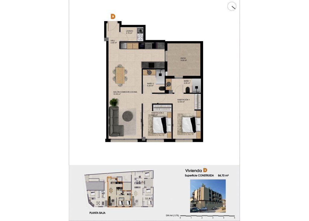 New Build - Apartment - Flat - Catral - pueblo