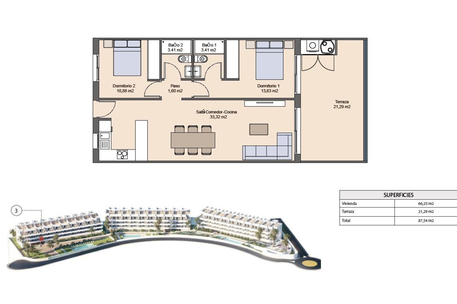 New Build - Apartment - Flat - Finestrat - Balcón de finestrat