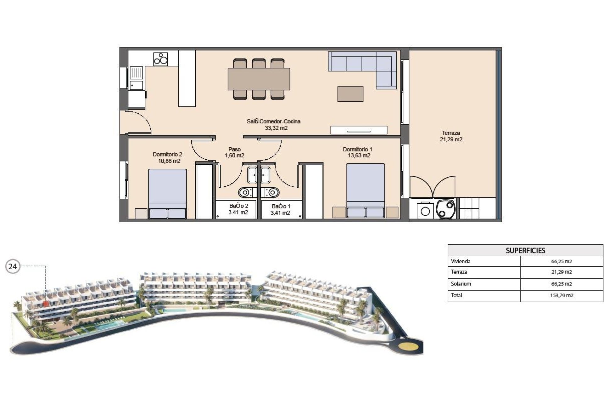 New Build - Apartment - Flat - Finestrat - Balcón de finestrat