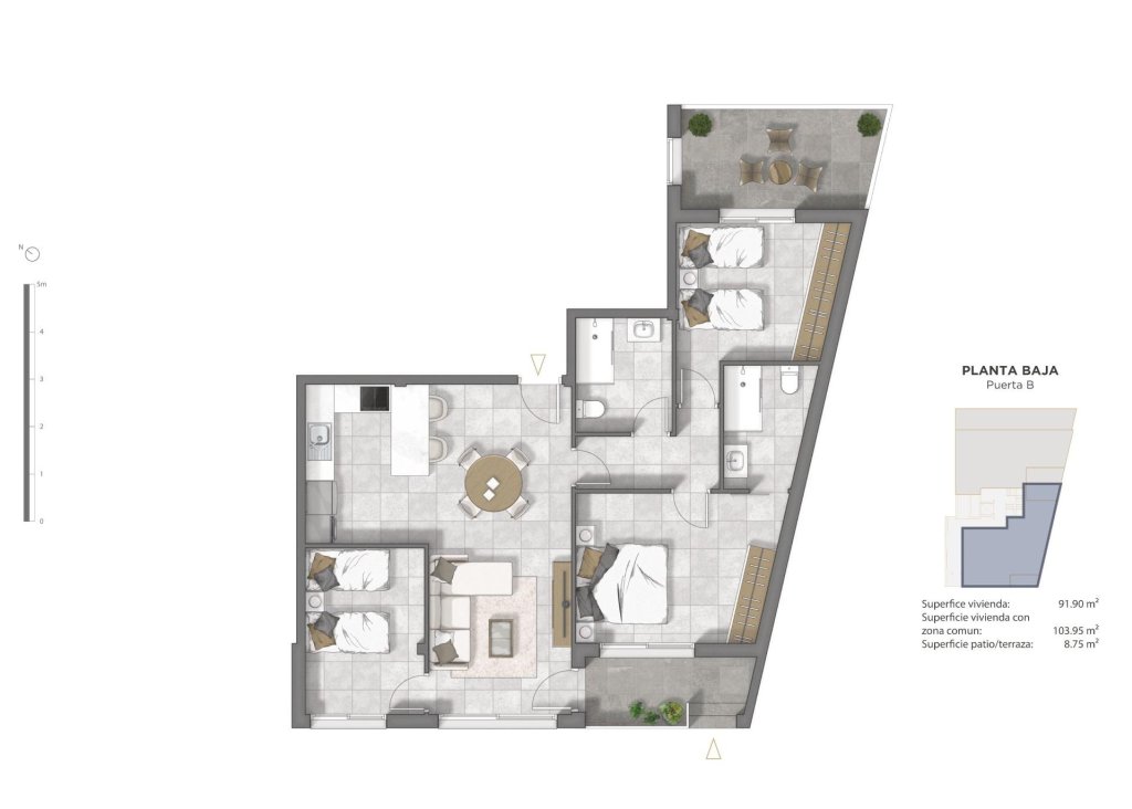 New Build - Apartment - Flat - Guardamar del Segura - Pueblo