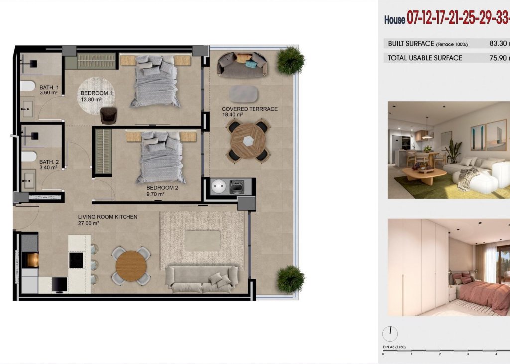 New Build - Apartment - Flat - Guardamar del Segura - Puerto
