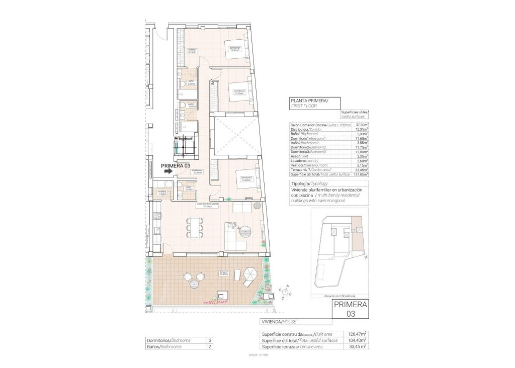 New Build - Apartment - Flat - Hondón de las Nieves - Pueblo