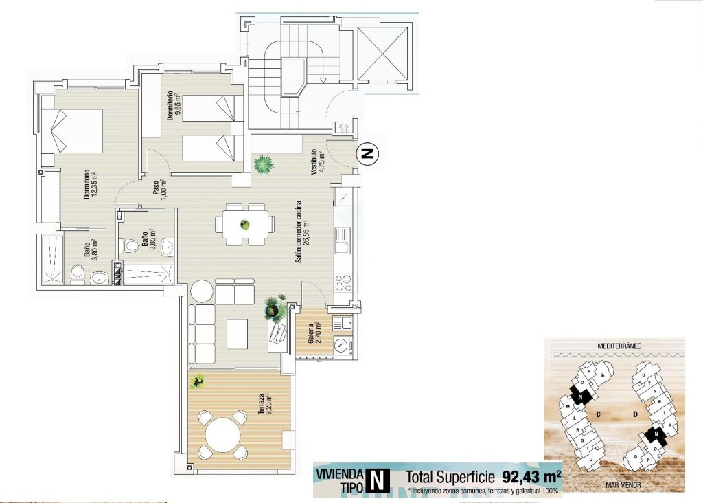 New Build - Apartment - Flat - La Manga del Mar Menor