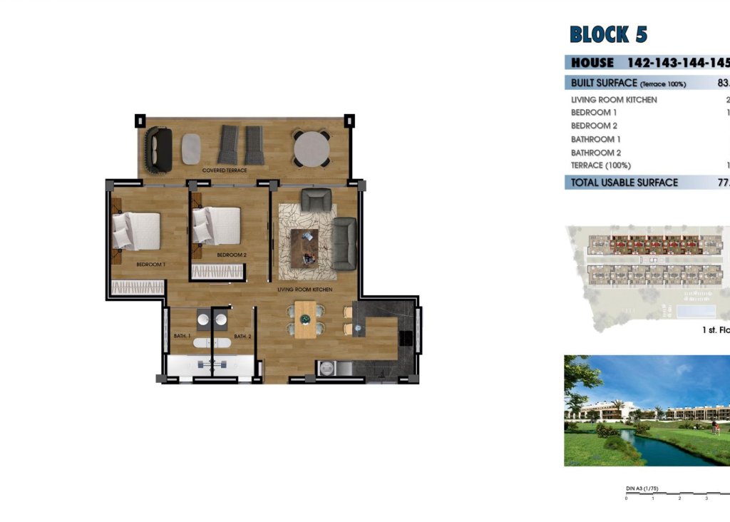 New Build - Apartment - Flat - Los Alcázares - La Serena Golf