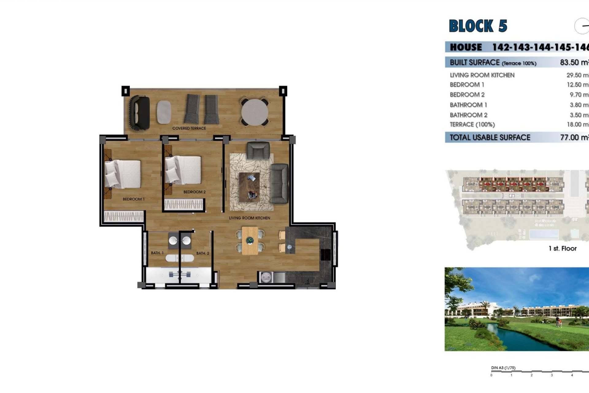 New Build - Apartment - Flat - Los Alcázares - La Serena Golf