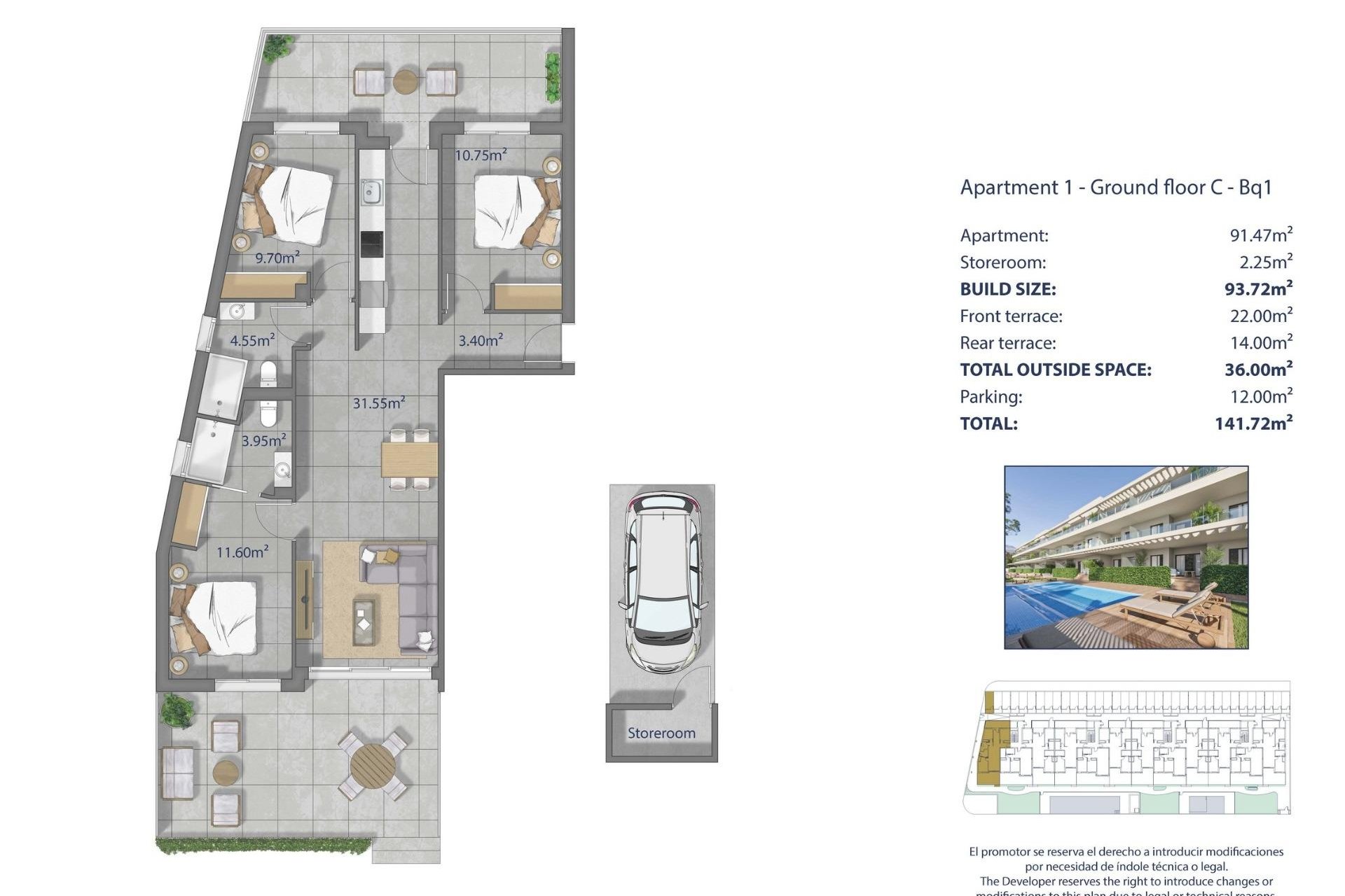 New Build - Apartment - Flat - Los Alcázares - Los Narejos