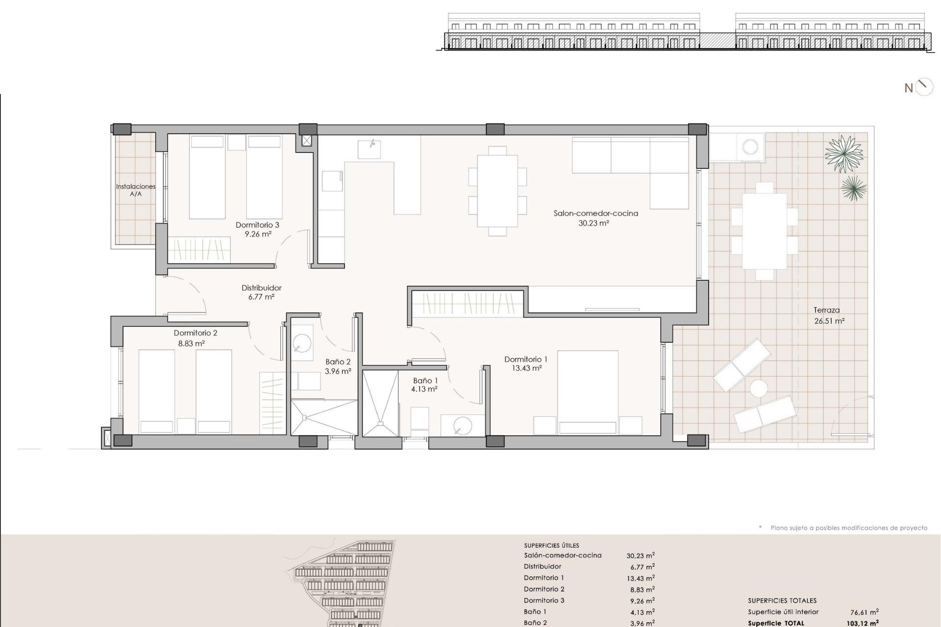New Build - Apartment - Flat - Pulpi - Aguilón Golf