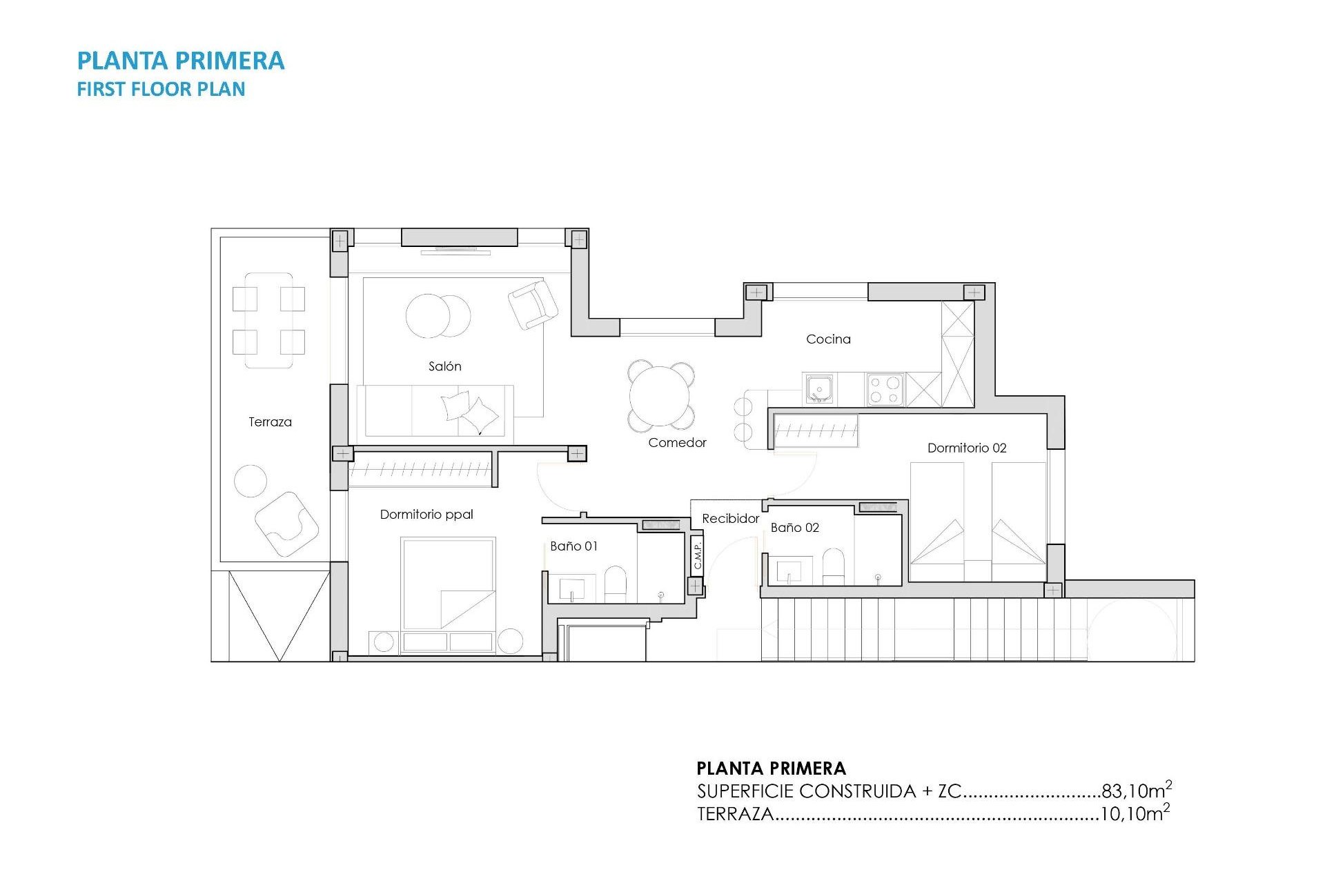 New Build - Apartment - Flat - Torre Pacheco - Santa Rosalía
