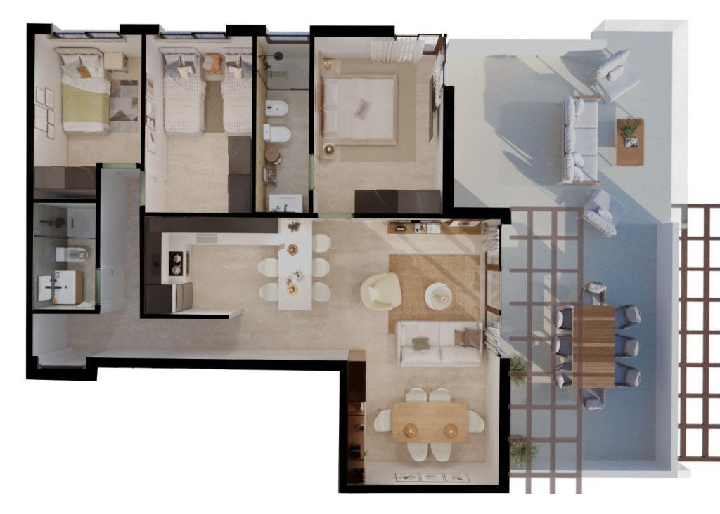 New Build - Apartment - Flat - Vera - Vera playa