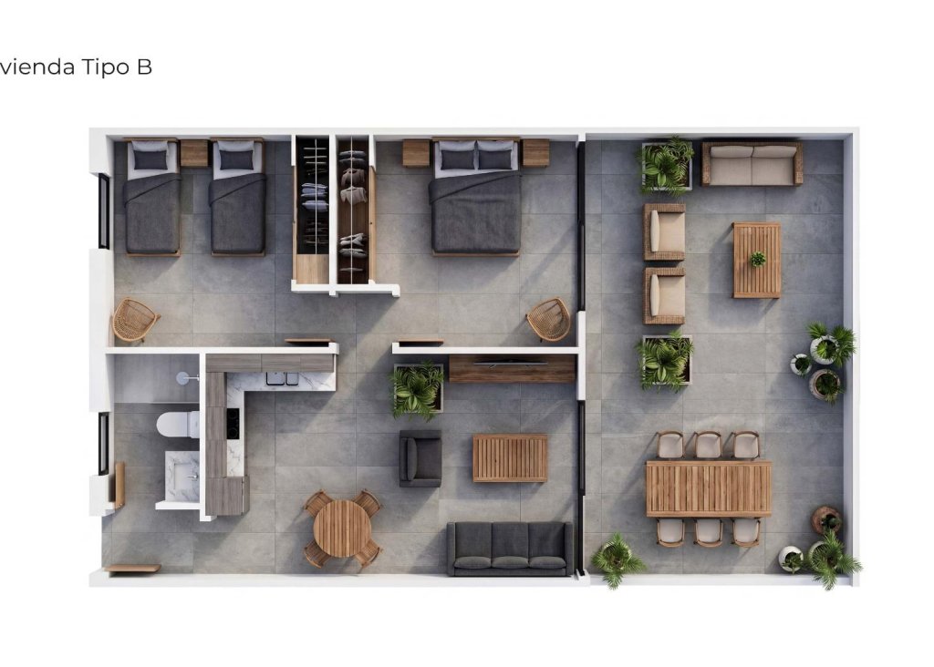 New Build - Apartment - Flat - Vera - Vera playa