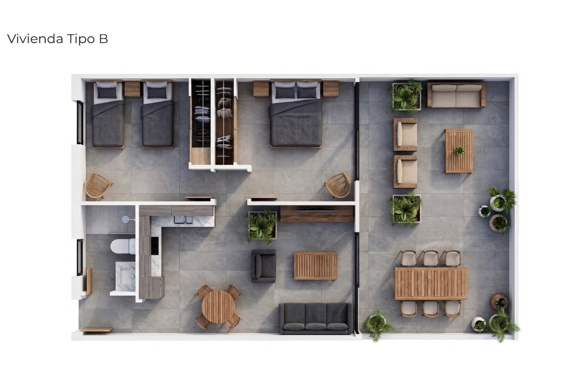 New Build - Apartment - Flat - Vera - Vera playa