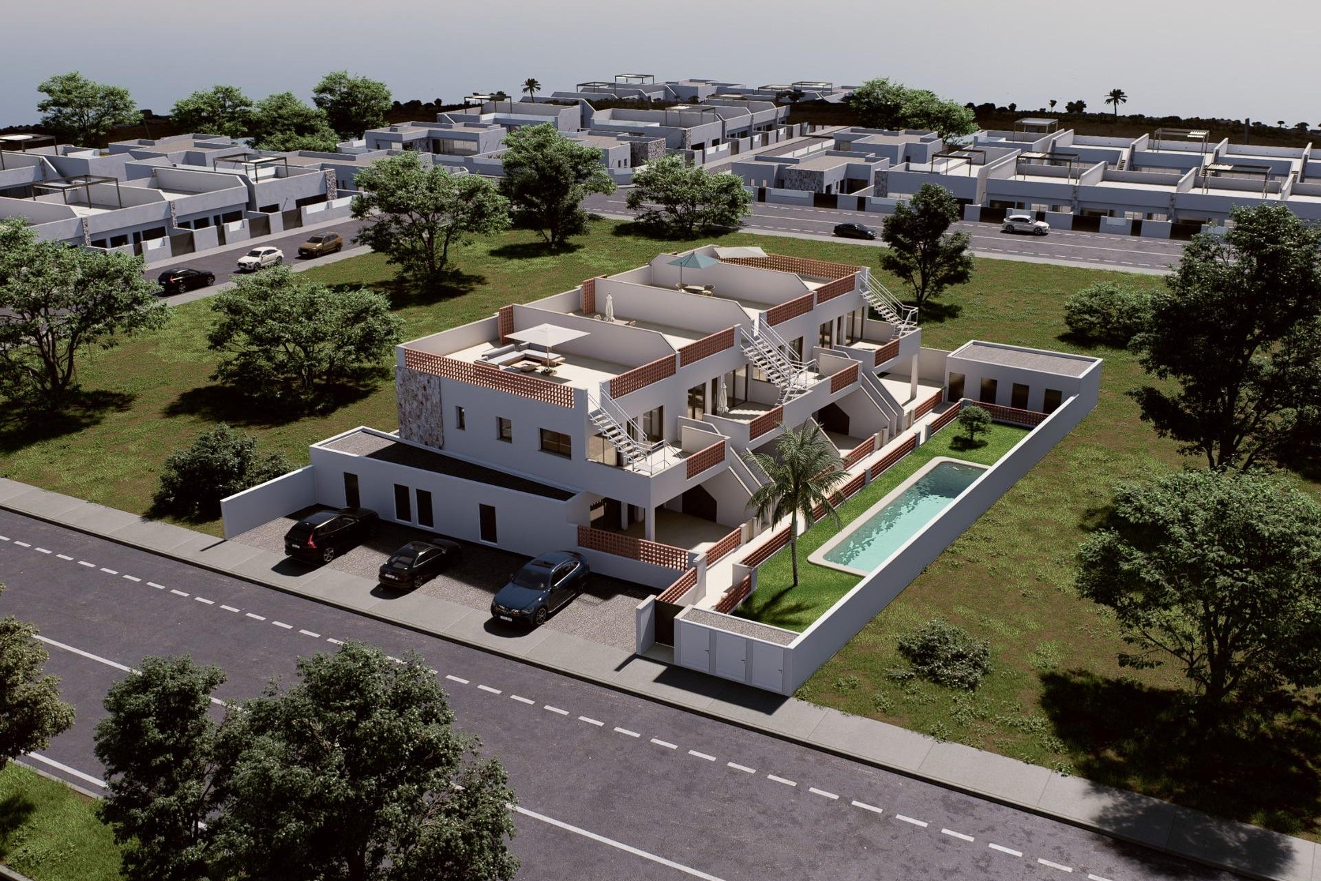 New Build - Bungalow - Pilar de la Horadada - Parque del Mediterraneo