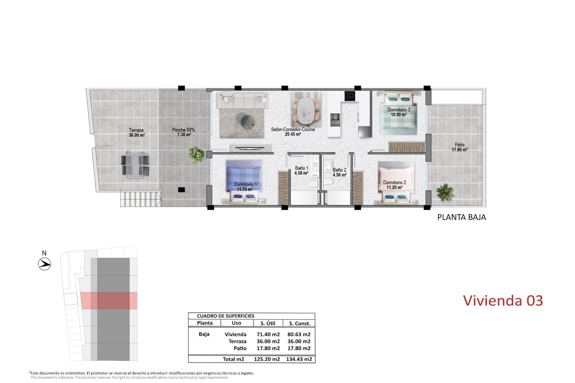 New Build - Bungalow - Pilar de la Horadada - Pueblo