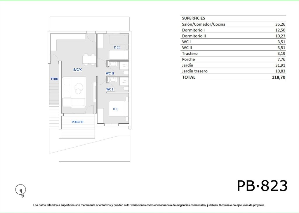 New Build - Bungalow - San Miguel de Salinas - Pueblo