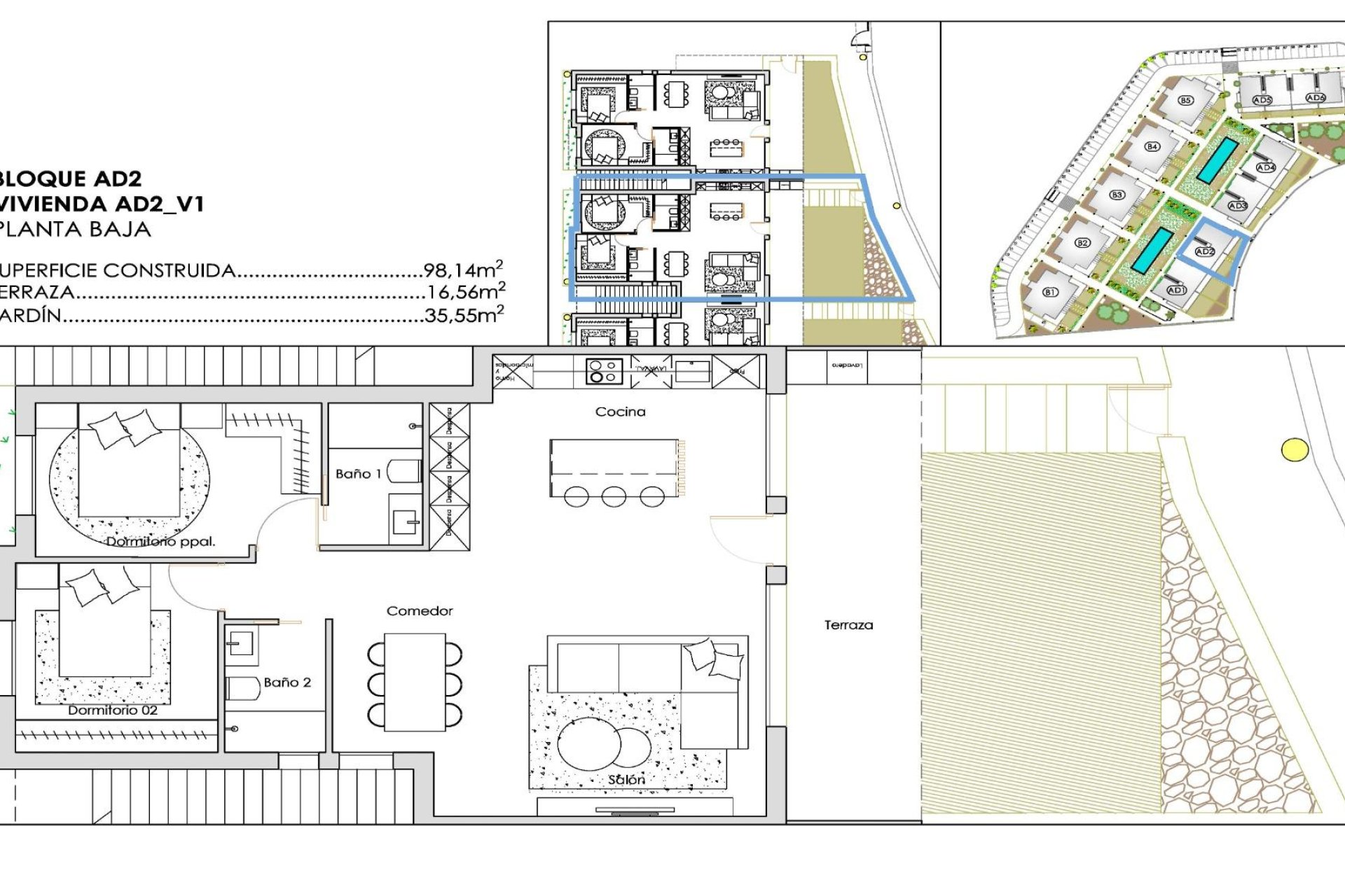 New Build - Bungalow - Torre Pacheco - Santa Rosalía