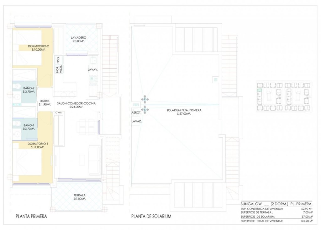 New Build - Bungalow - Torrevieja - Los Balcones