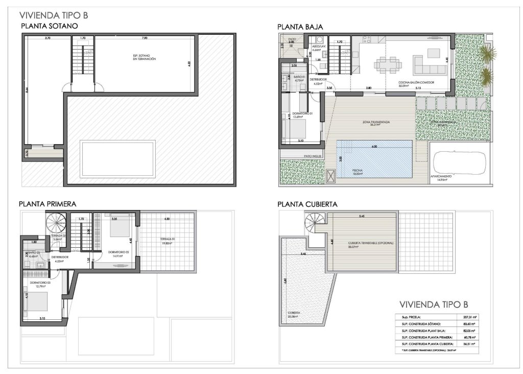 New Build - Quad - Bigastro - Loma Alta