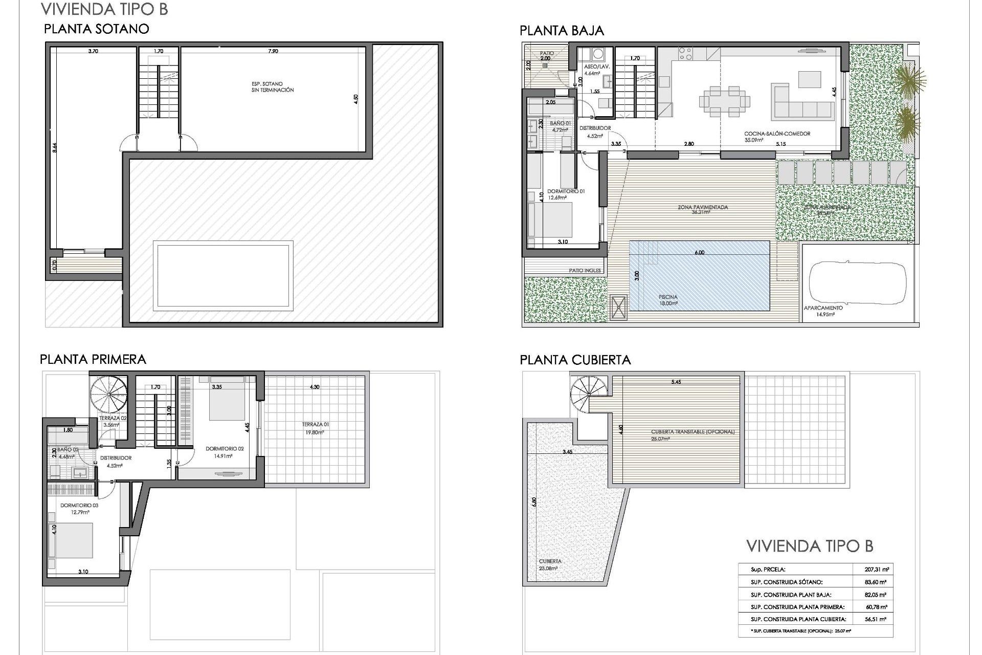 New Build - Quad - Bigastro - Loma Alta