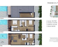 New Build - Townhouse - Pilar de la Horadada - Lo Monte