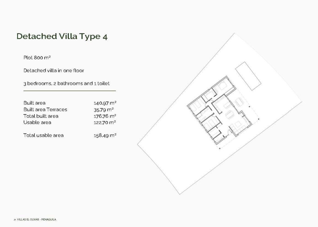 New Build - Villa - Penaguila - El Olivar