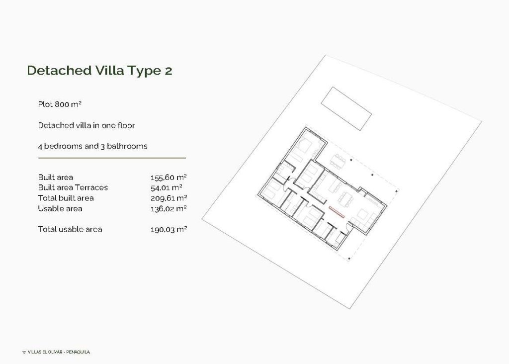 New Build - Villa - Penaguila - El Olivar