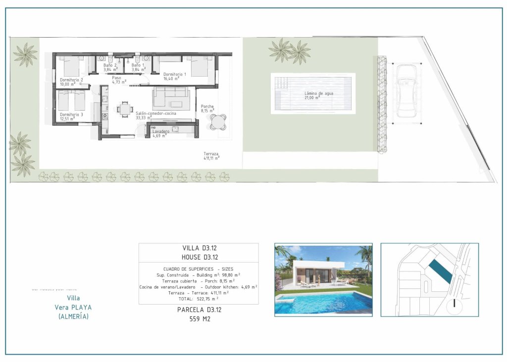 New Build - Villa - Vera - Pueblo Salinas