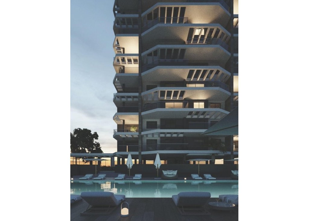 Nieuwbouw - Apartment - Flat - Calpe - Playa Cantal Roig