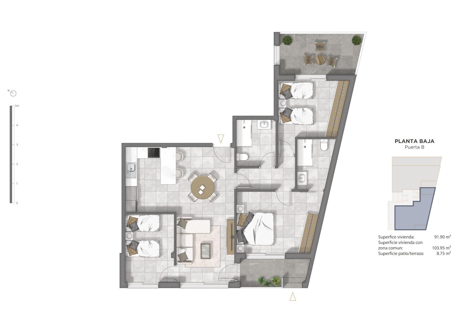 Nieuwbouw - Apartment - Flat - Guardamar del Segura - Pueblo