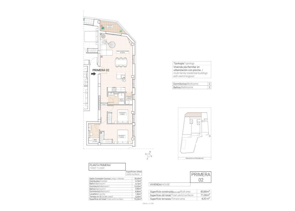 Nieuwbouw - Apartment - Flat - Hondón de las Nieves - Pueblo