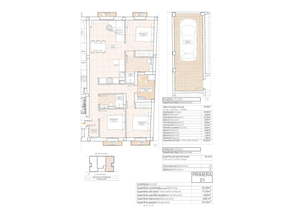 Nieuwbouw - Apartment - Flat - Hondón de las Nieves - Pueblo