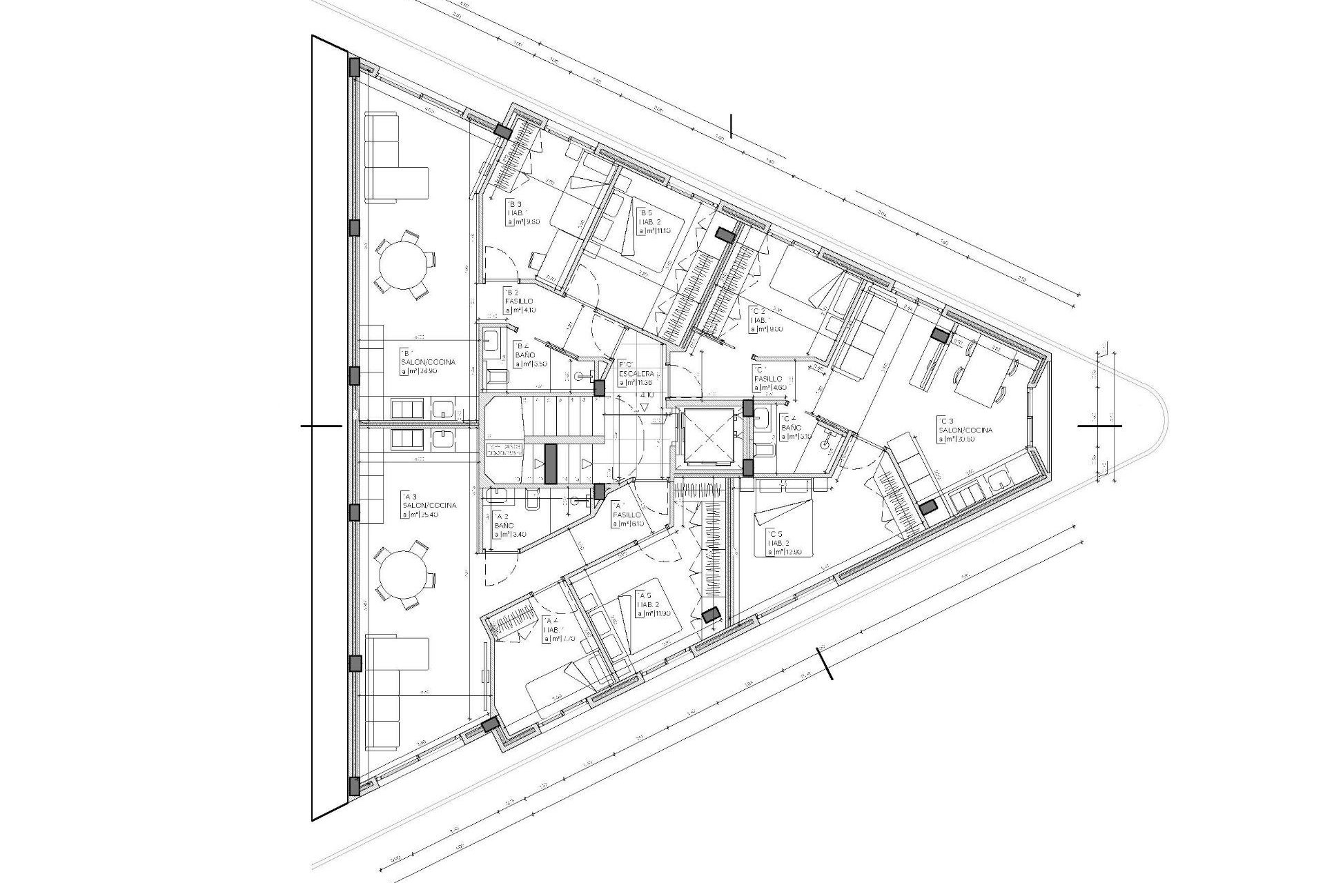 Nieuwbouw - Apartment - Flat - Mazarron - pueblo