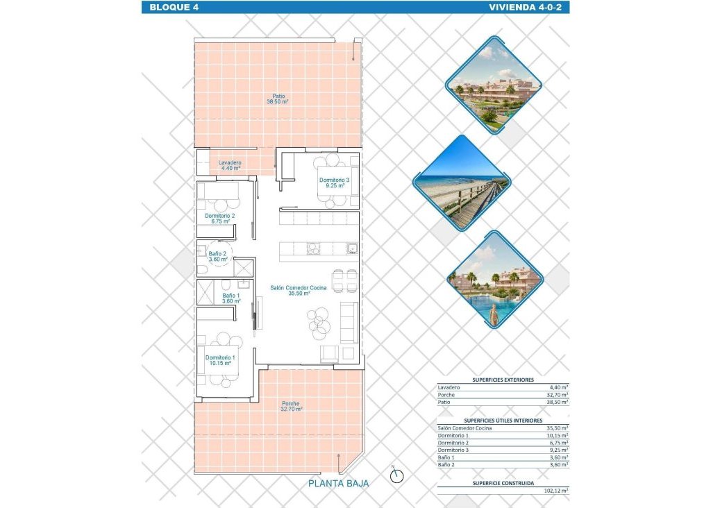 Nieuwbouw - Apartment - Flat - Pilar de la Horadada - Lo Monte