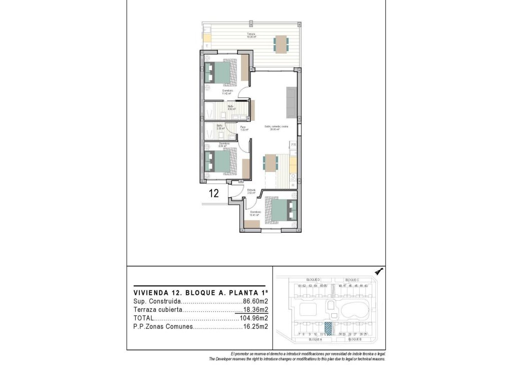 Nieuwbouw - Apartment - Flat - Torre Pacheco - San Cayetano