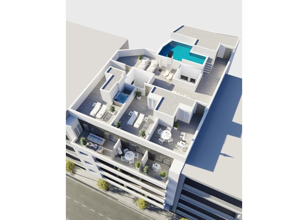 Nieuwbouw - Apartment - Flat - Torrevieja - Centro