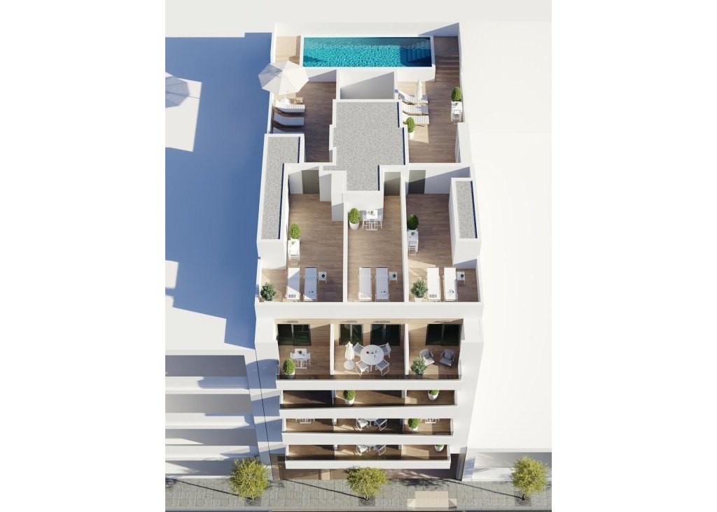 Nieuwbouw - Apartment - Flat - Torrevieja - Centro