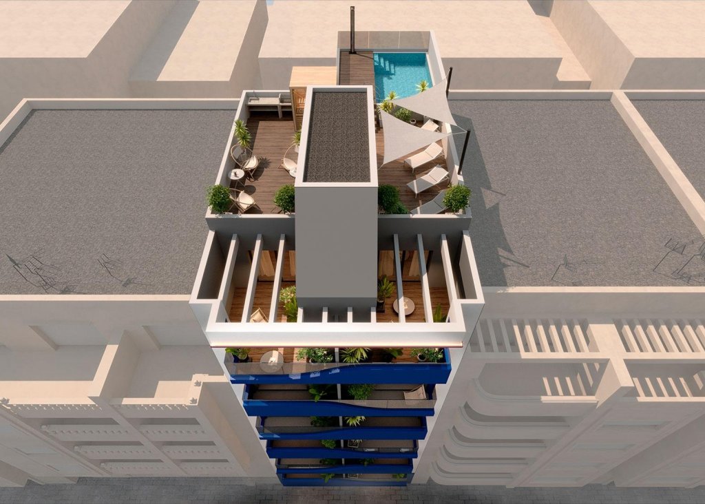 Nieuwbouw - Apartment - Flat - Torrevieja - Playa del Acequion