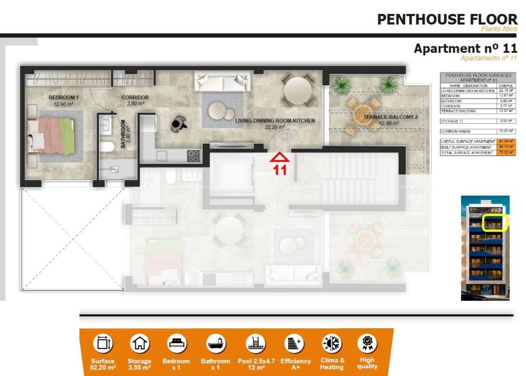 Nieuwbouw - Apartment - Flat - Torrevieja - Playa del Acequion