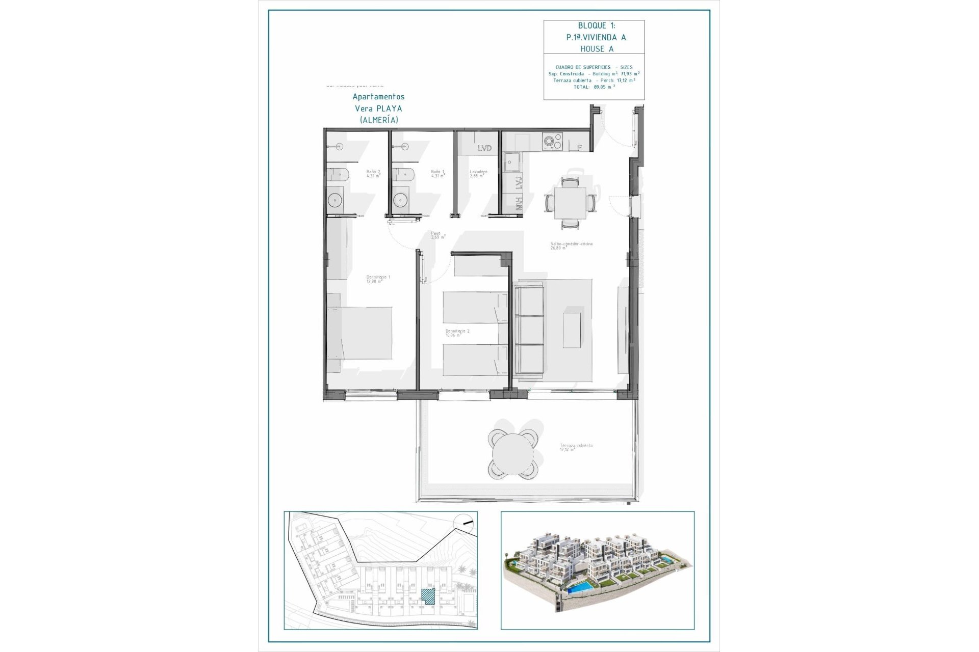 Nieuwbouw - Apartment - Flat - Vera - Pueblo Salinas