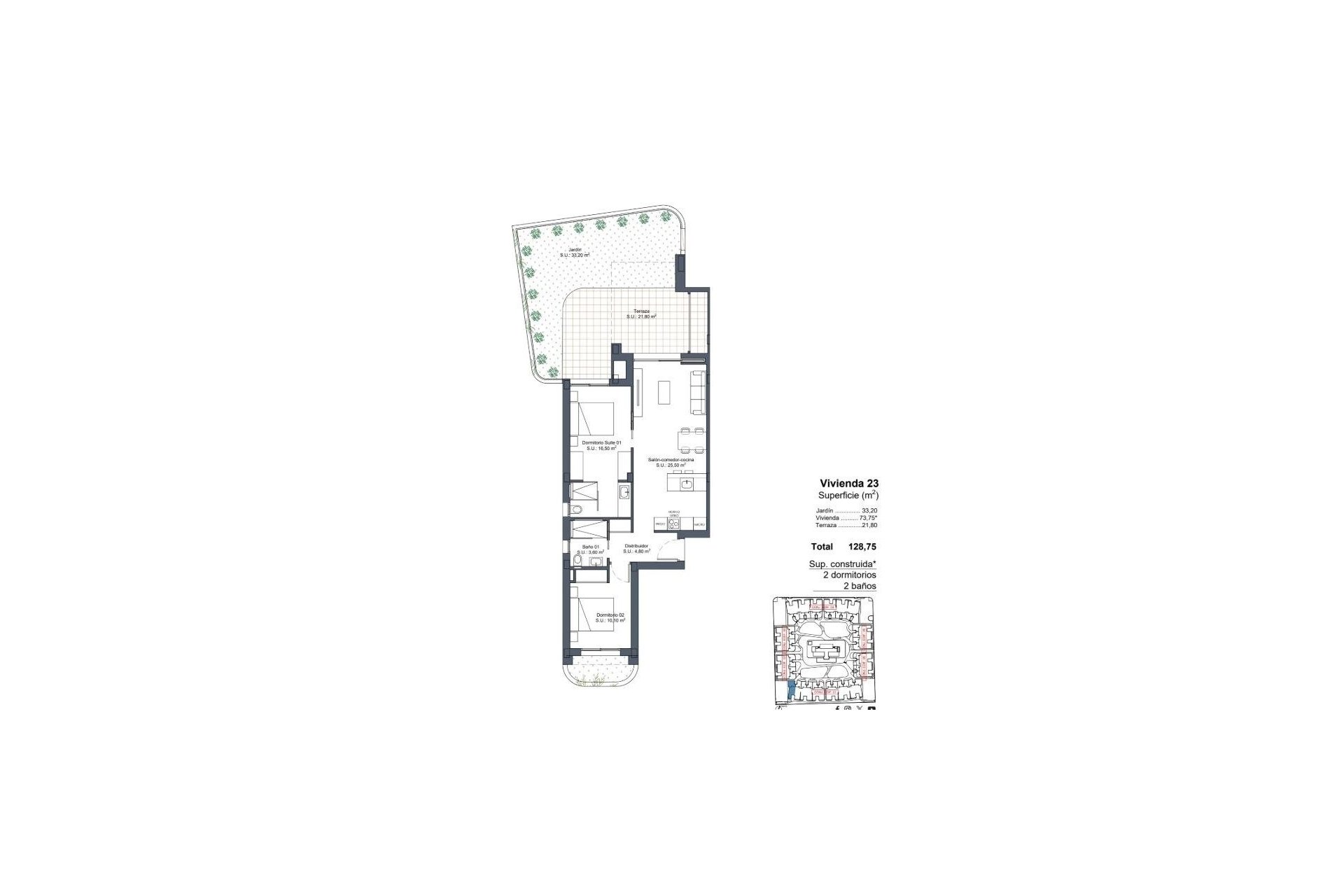 Nieuwbouw - Bungalow - Ciudad Quesada - Lo Marabú