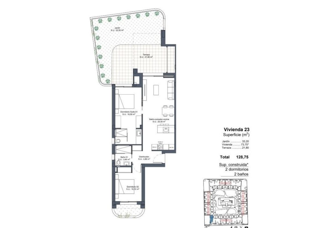 Nieuwbouw - Bungalow - Ciudad Quesada - Lo Marabú