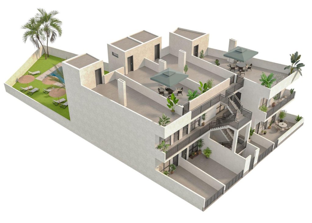 Nieuwbouw - Bungalow - Hondón de las Nieves - La Canalosa