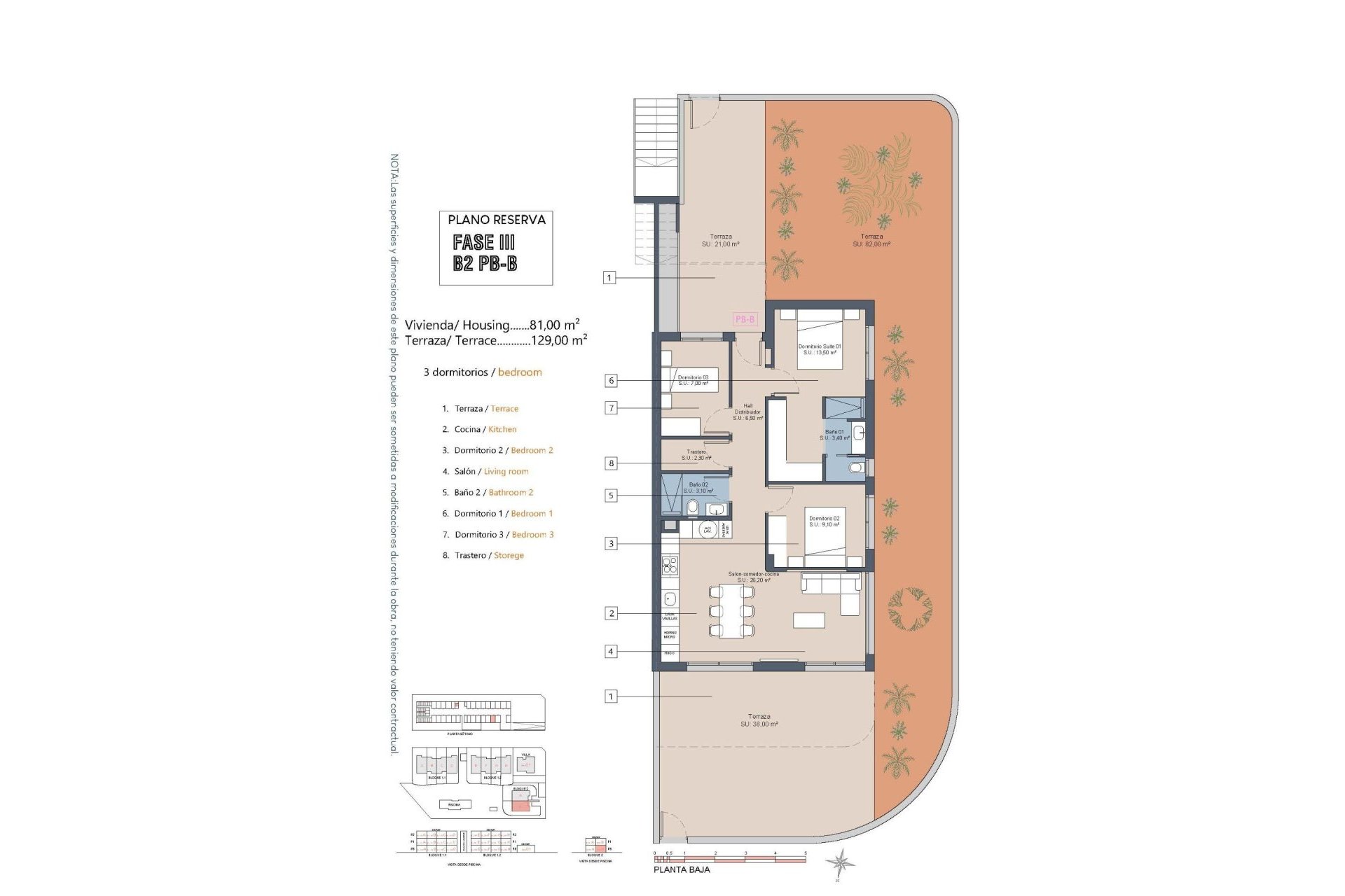 Nieuwbouw - Bungalow - Los Alcázares - La Serena Golf