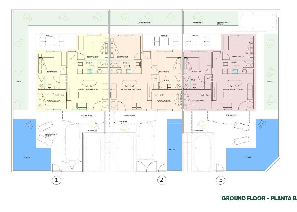 Nieuwbouw - Bungalow - Pilar de la Horadada - parques de Andromeda