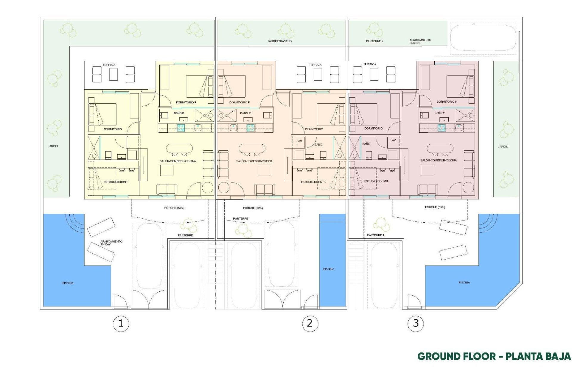 Nieuwbouw - Bungalow - Pilar de la Horadada - parques de Andromeda