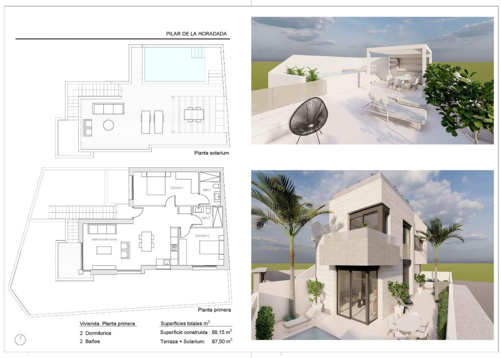 Nieuwbouw - Bungalow - Pilar de la Horadada - Pueblo