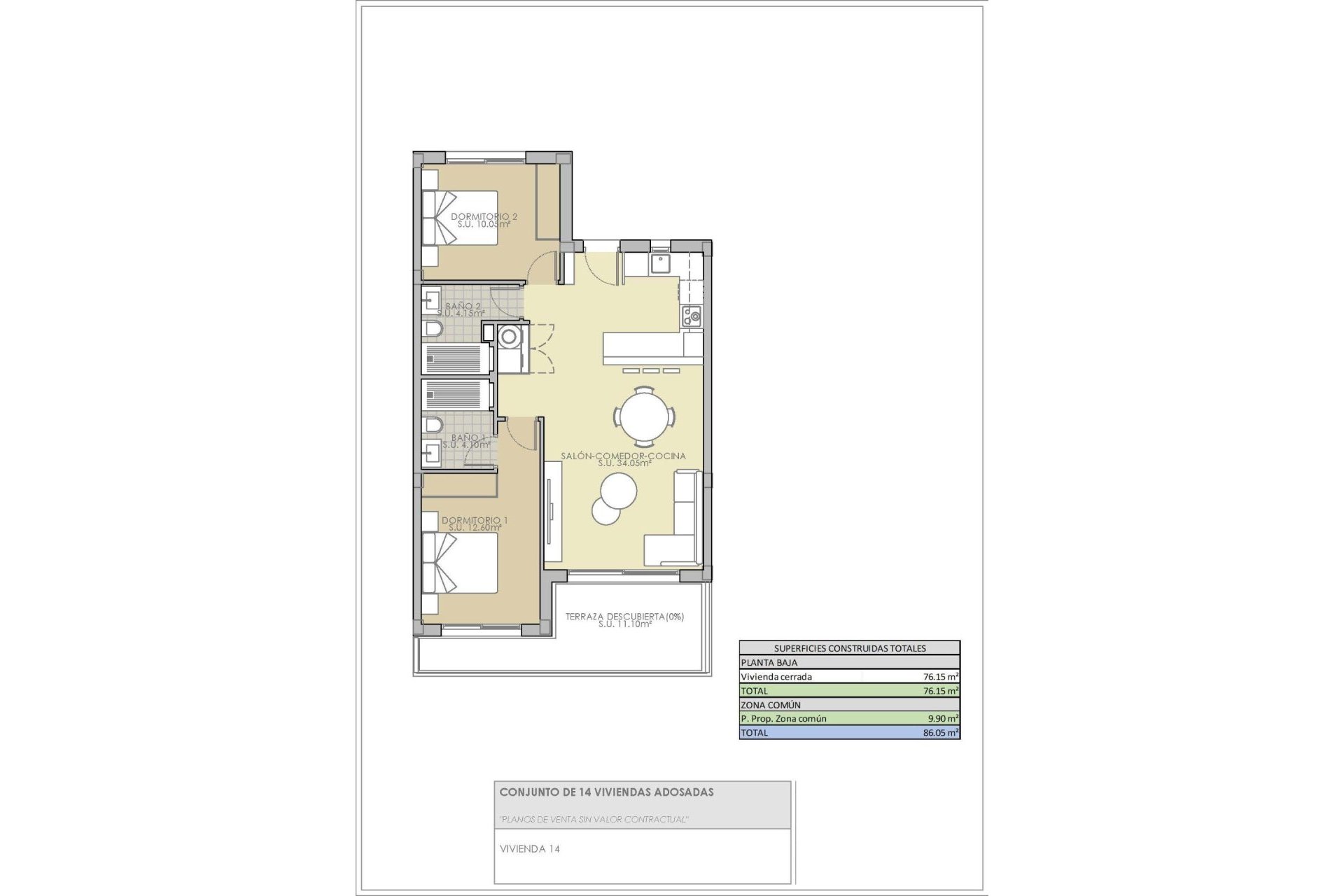 Nieuwbouw - Bungalow - Rojales - Pueblo