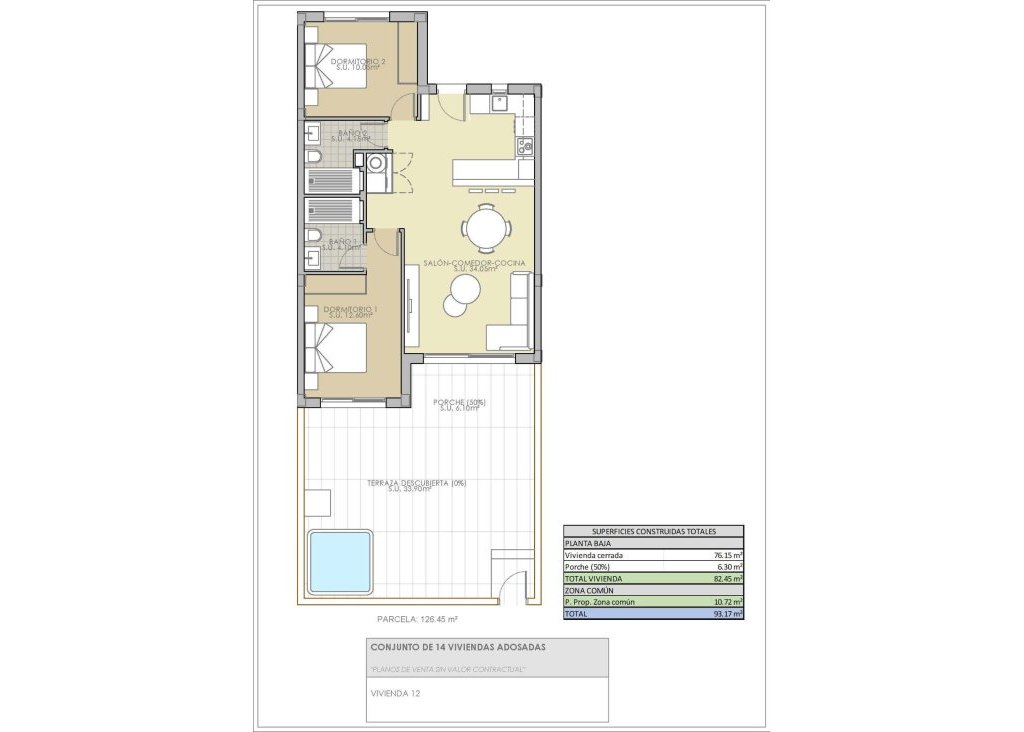 Nieuwbouw - Bungalow - Rojales - Pueblo